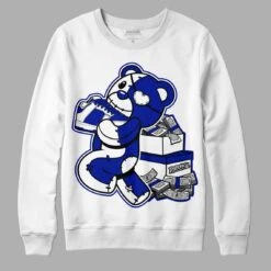 Racer Blue White Dunk Low DopeSkill Sweatshirt Bear Steals Sneaker Graphic