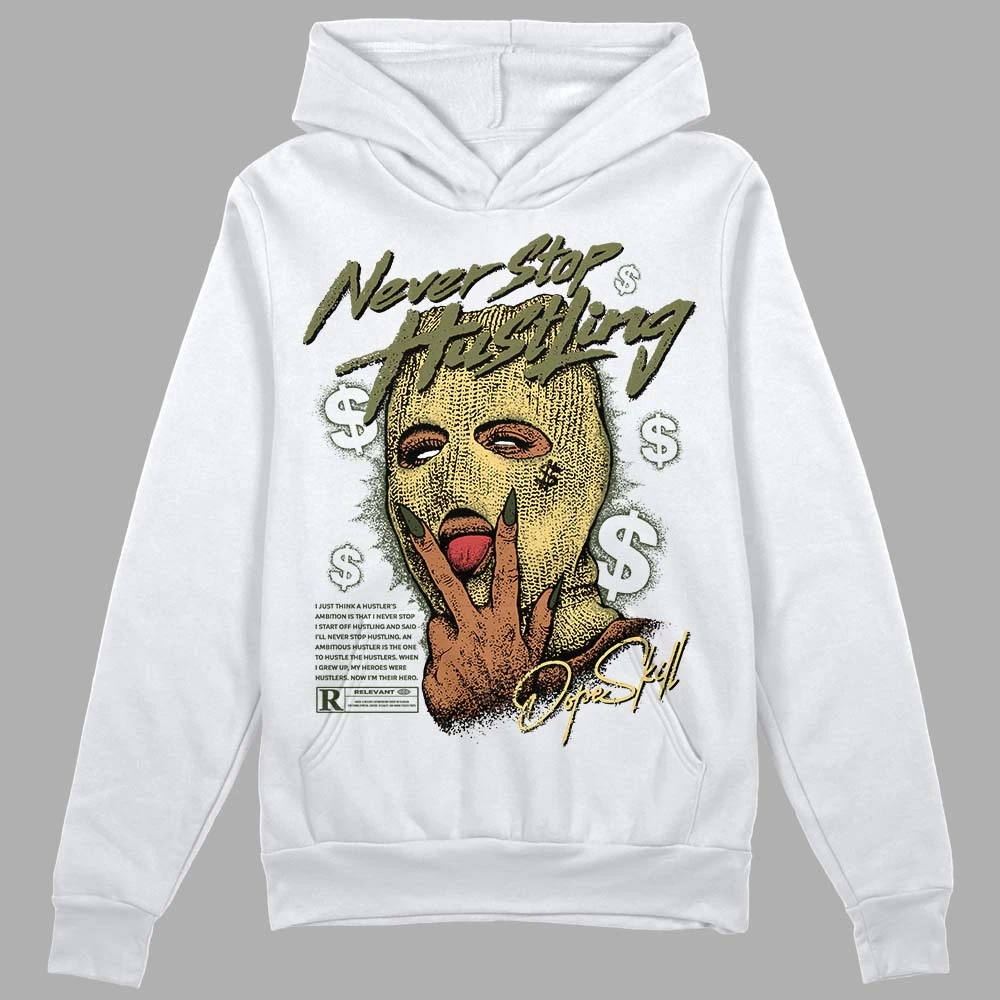 Craft Olive 4s DopeSkill Hoodie Sweatshirt Never Stop Hustling Graphic 2 Craft Olive 4s DopeSkill Hoodie Sweatshirt Never Stop Hustling Graphic - Image 2