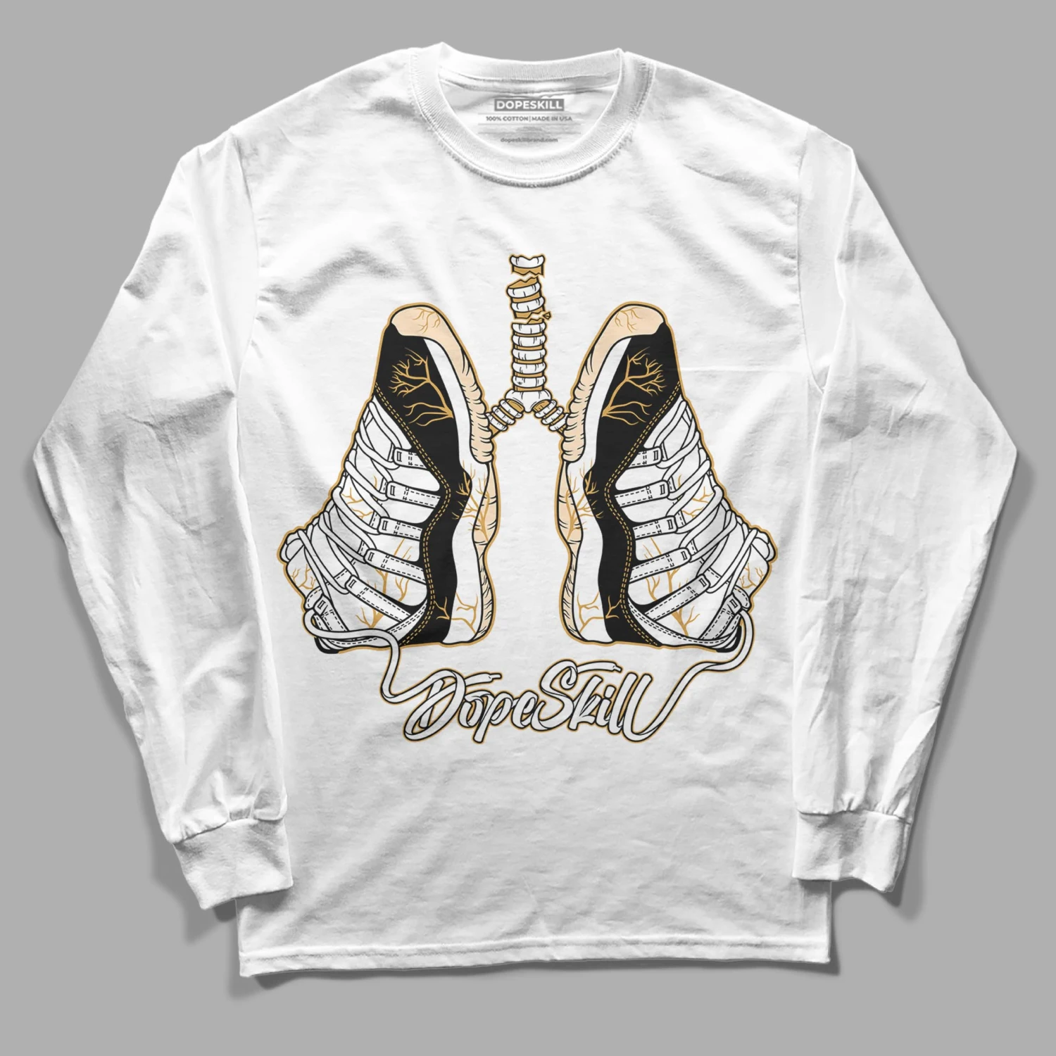 Gratitude 11s DopeSkill Long Sleeve T-Shirt Breathe Graphic 1 Gratitude 11s DopeSkill Long Sleeve T-Shirt Breathe Graphic