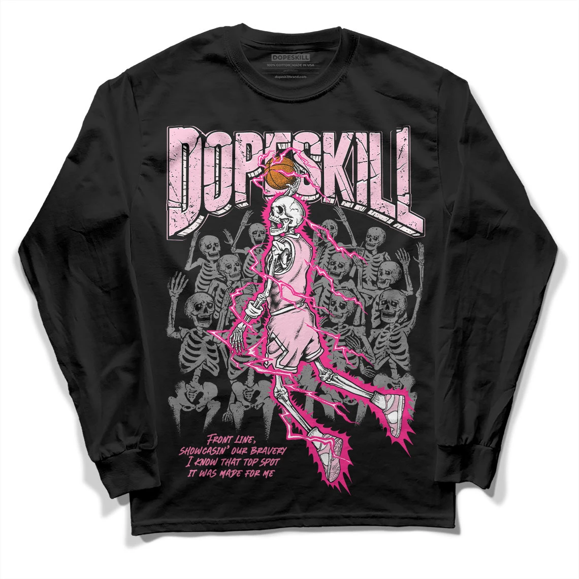 Dunk Low Pink Foam DopeSkill Long Sleeve T-Shirt Thunder Dunk Graphic 1 Dunk Low Pink Foam DopeSkill Long Sleeve T-Shirt Thunder Dunk Graphic