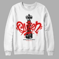 Red Cement 4S DopeSkill Sweatshirt Queen Chess Graphic