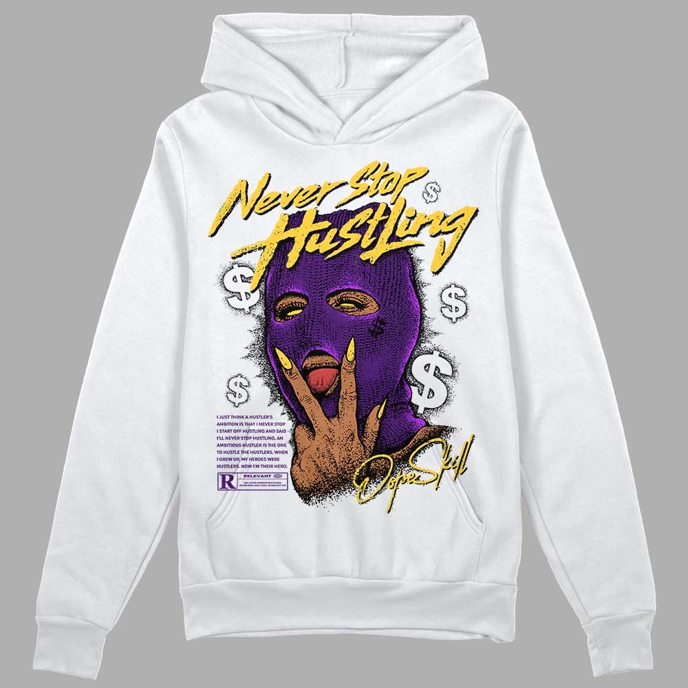 Field Purple 12s DopeSkill Hoodie Sweatshirt Never Stop Hustling Graphic 1 Field Purple 12s DopeSkill Hoodie Sweatshirt Never Stop Hustling Graphic