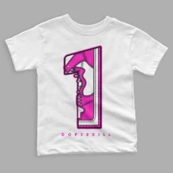 Dunk Low Active Fuchsia DopeSkill Toddler Kids T-shirt No.1 Graphic