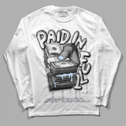 Cement Grey 11s DopeSkill Long Sleeve T-Shirt Paid In Full Graphic