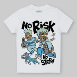 Legend Blue 11s DopeSkill Toddler Kids T-shirt No Risk No Story Graphic