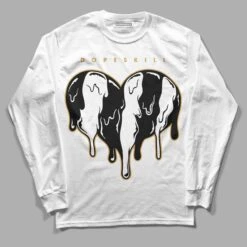 Gratitude 11s DopeSkill Long Sleeve T-Shirt Slime Drip Heart Graphic