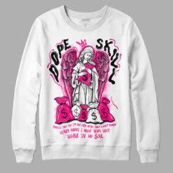 Fierce Pink 1s DopeSkill Sweatshirt Angels Graphic