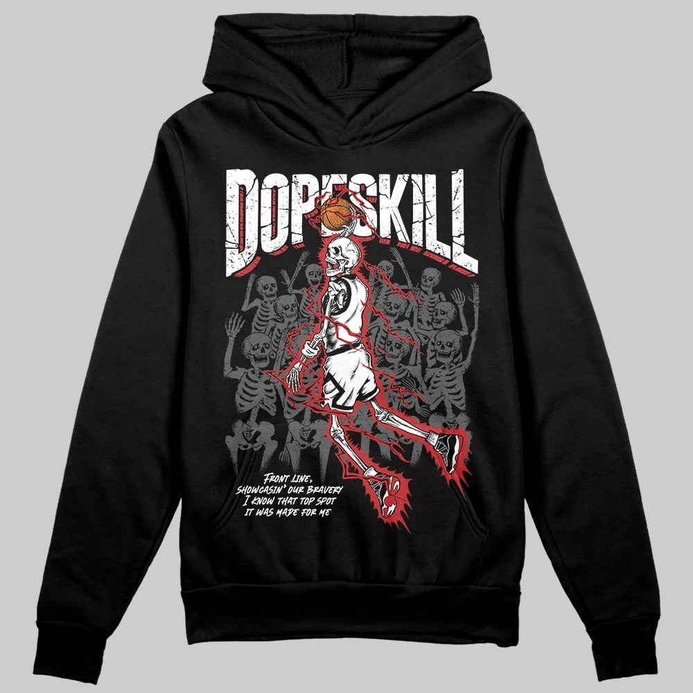 Bred Velvet 11s DopeSkill Hoodie Sweatshirt Thunder Dunk Graphic 1 Bred Velvet 11s DopeSkill Hoodie Sweatshirt Thunder Dunk Graphic