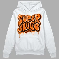 Orange Black White DopeSkill Hoodie Sweatshirt Super Sauce Graphic