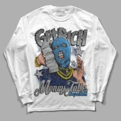 Midnight Navy 3s DopeSkill Long Sleeve T-Shirt Get Rich Graphic