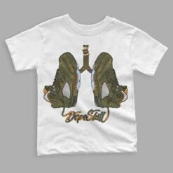 Olive 5s DopeSkill Toddler Kids T-shirt Breathe Graphic