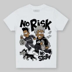Black Cat 3s DopeSkill Toddler Kids T-shirt No Risk No Story Graphic