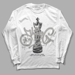 Cool Grey 6s DopeSkill Long Sleeve T-Shirt King Chess Graphic