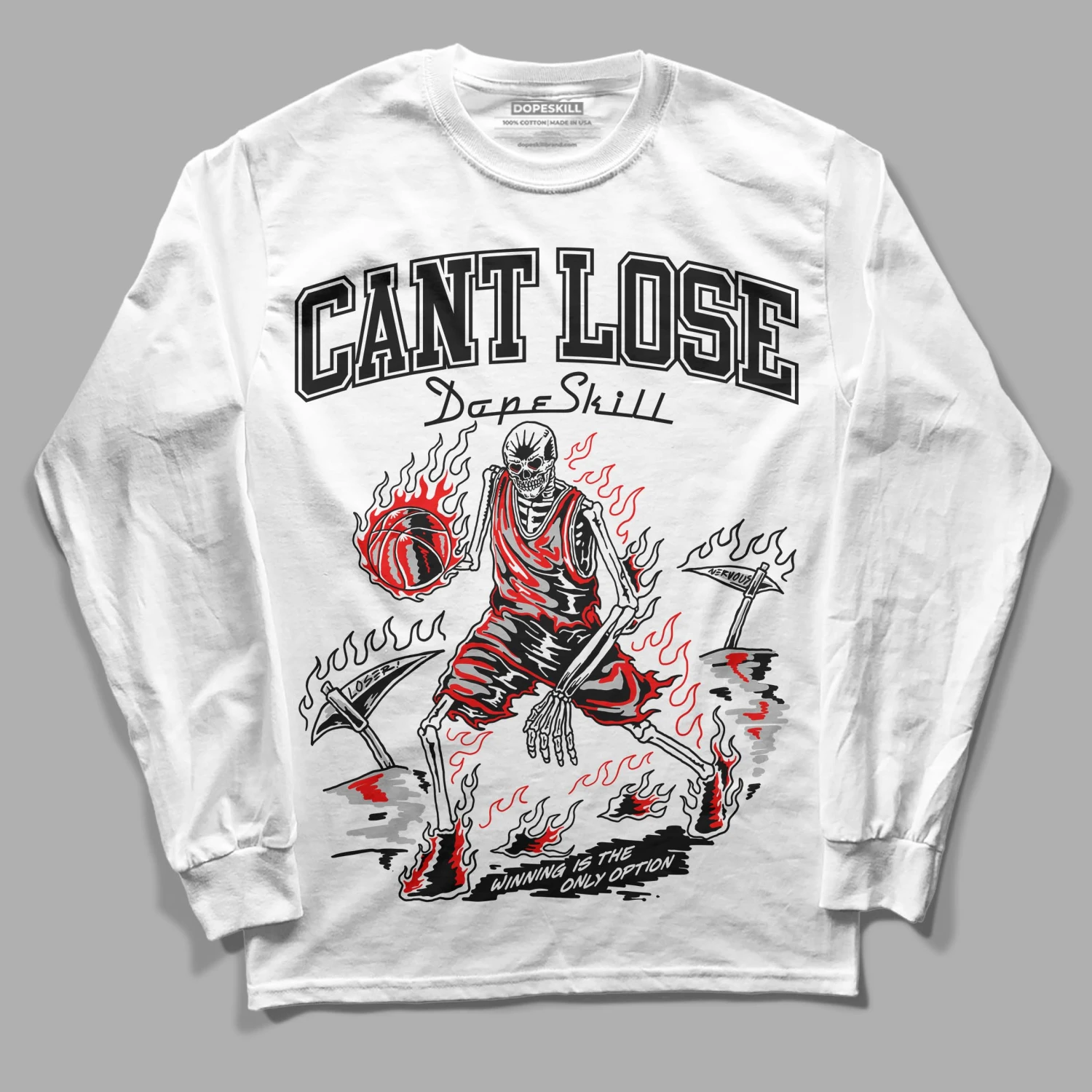 Dunk Low Panda White Black DopeSkill Long Sleeve T-Shirt Cant Lose Graphic 2 Dunk Low Panda White Black DopeSkill Long Sleeve T-Shirt Cant Lose Graphic - Image 2