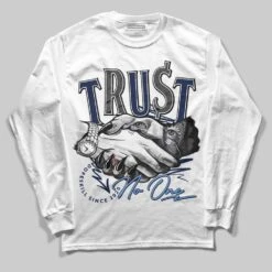 Midnight Navy 5s DopeSkill Long Sleeve T-Shirt Trust No One Graphic
