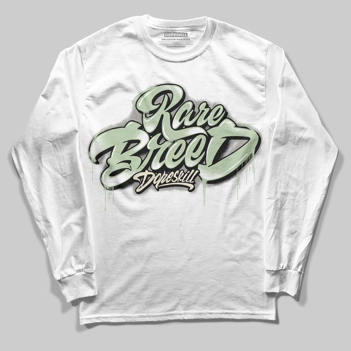 Seafoam 4s 2025 DopeSkill Long Sleeve T-Shirt Rare Breed Type Graphic 2 Seafoam 4s 2025 DopeSkill Long Sleeve T-Shirt Rare Breed Type Graphic - Image 2