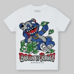 Lucky Shorts 3s DopeSkill Toddler Kids T-shirt Born To Be Rich Graphic