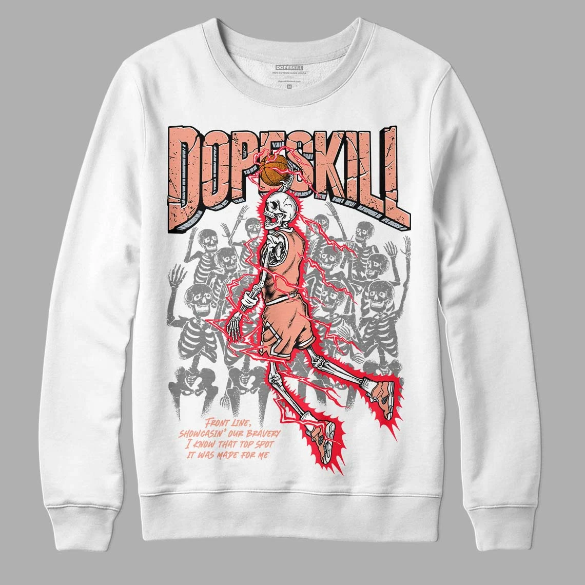 Crimson Bliss 5s DopeSkill Sweatshirt Thunder Dunk Graphic 1 Crimson Bliss 5s DopeSkill Sweatshirt Thunder Dunk Graphic