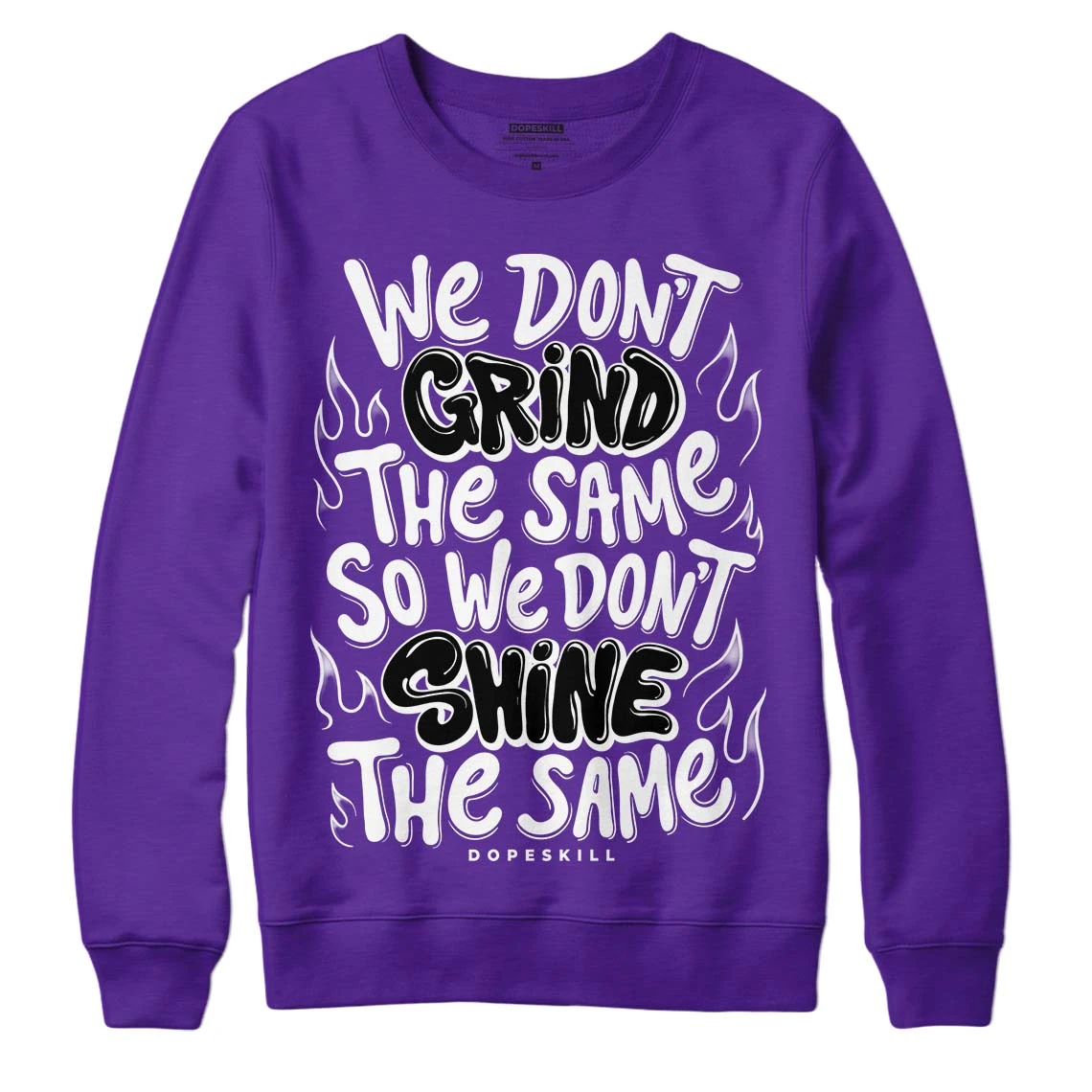 Court Purple 13s DopeSkill Purple Sweatshirt Grind Shine Graphic 1 Court Purple 13s DopeSkill Purple Sweatshirt Grind Shine Graphic