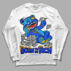 Royal Blue Collection DopeSkill Long Sleeve T-Shirt Born To Be Rich Graphic