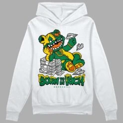 Green Collection DopeSkill Hoodie Sweatshirt Born To Be Rich Graphic