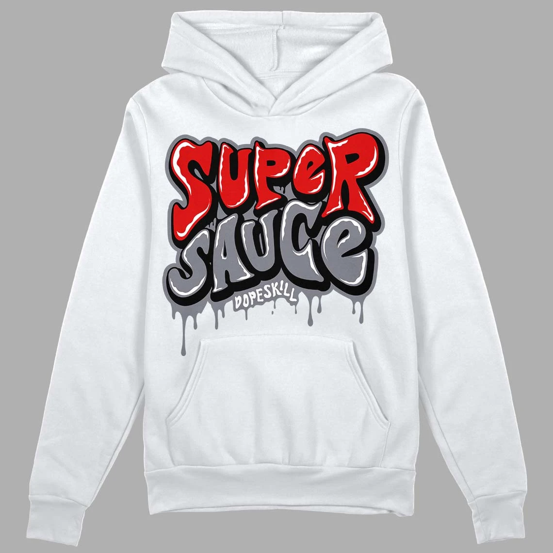 Fire Red 9s DopeSkill Hoodie Sweatshirt Super Sauce Graphic 1 Fire Red 9s DopeSkill Hoodie Sweatshirt Super Sauce Graphic