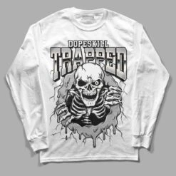 Off Noir 3s DopeSkill Long Sleeve T-Shirt Trapped Halloween Graphic
