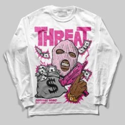 Pink Collection DopeSkill Long Sleeve T-Shirt Under Threat Graphic