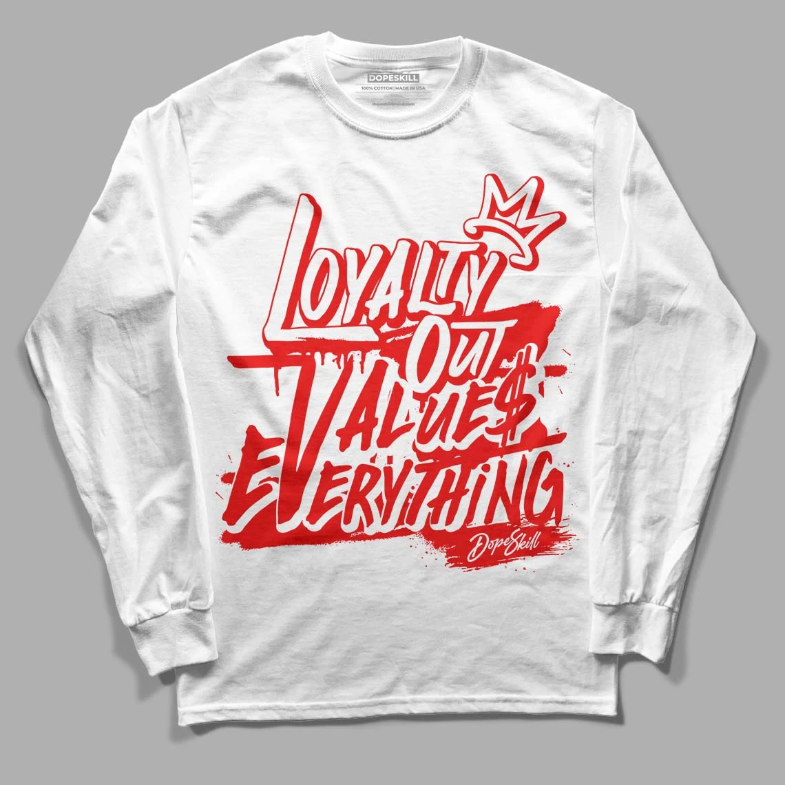 Cherry 11s DopeSkill Long Sleeve T-Shirt LOVE Graphic 1 Cherry 11s DopeSkill Long Sleeve T-Shirt LOVE Graphic