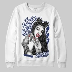 Rare Air Deep Royal Blue 1s DopeSkill Sweatshirt New H.M.O Graphic