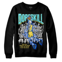 Aqua 5s DopeSkill Sweatshirt Thunder Dunk Graphic