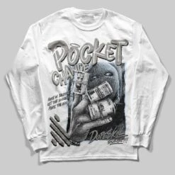 Cool Grey 9s DopeSkill Long Sleeve T-Shirt Pocket Change Graphic