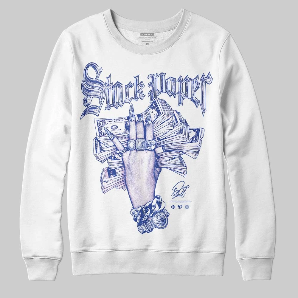 Royal Blue Collection DopeSkill Sweatshirt Stack Paper Graphic 1 Royal Blue Collection DopeSkill Sweatshirt Stack Paper Graphic