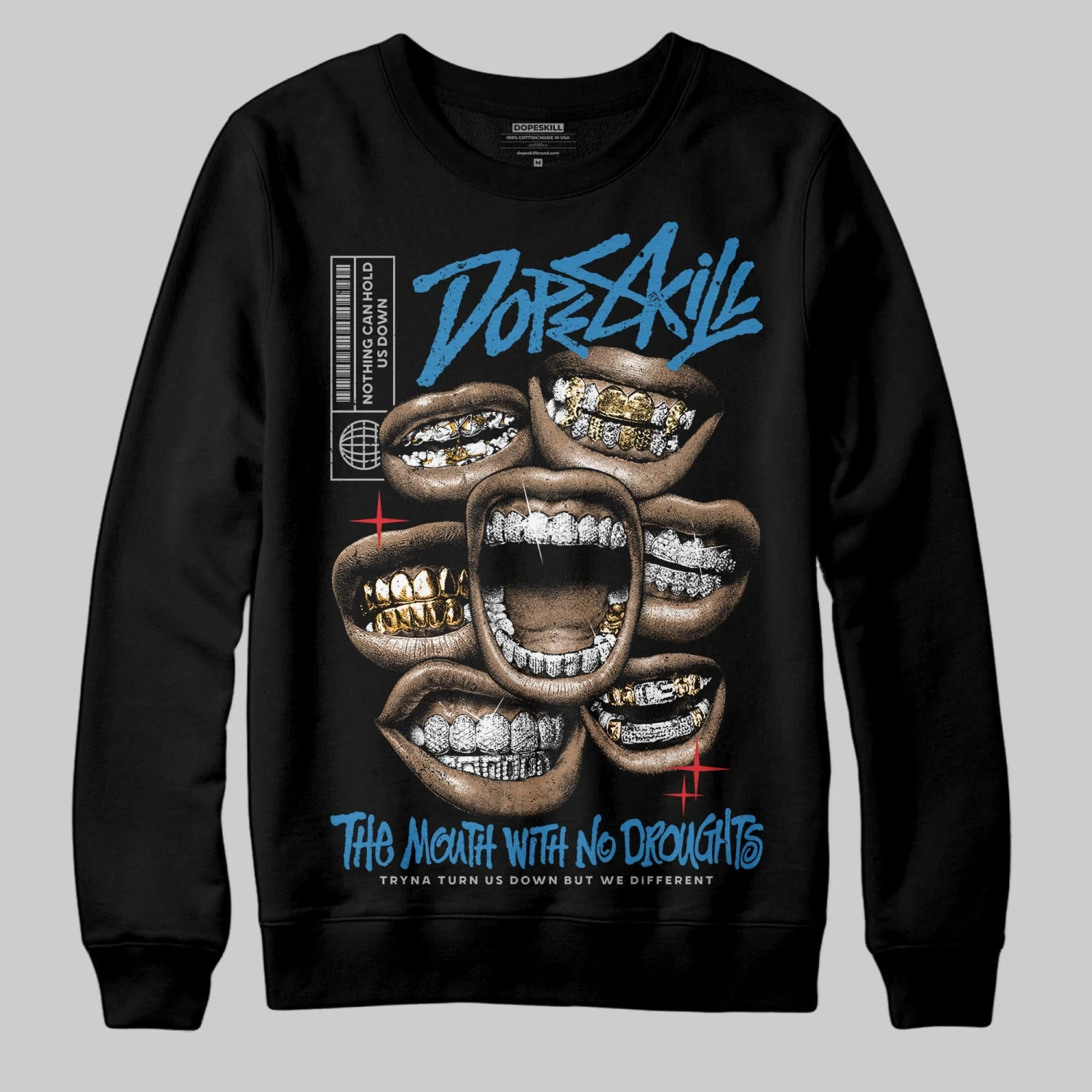 Rare Air 3s DopeSkill Sweatshirt The Mouth With No Droughts Graphic 1 Rare Air 3s DopeSkill Sweatshirt The Mouth With No Droughts Graphic