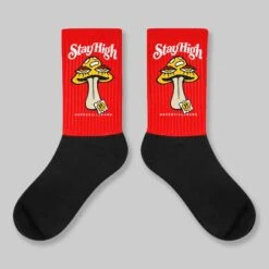 Red Collection DopeSkill Sublimated Socks Stay High Graphic