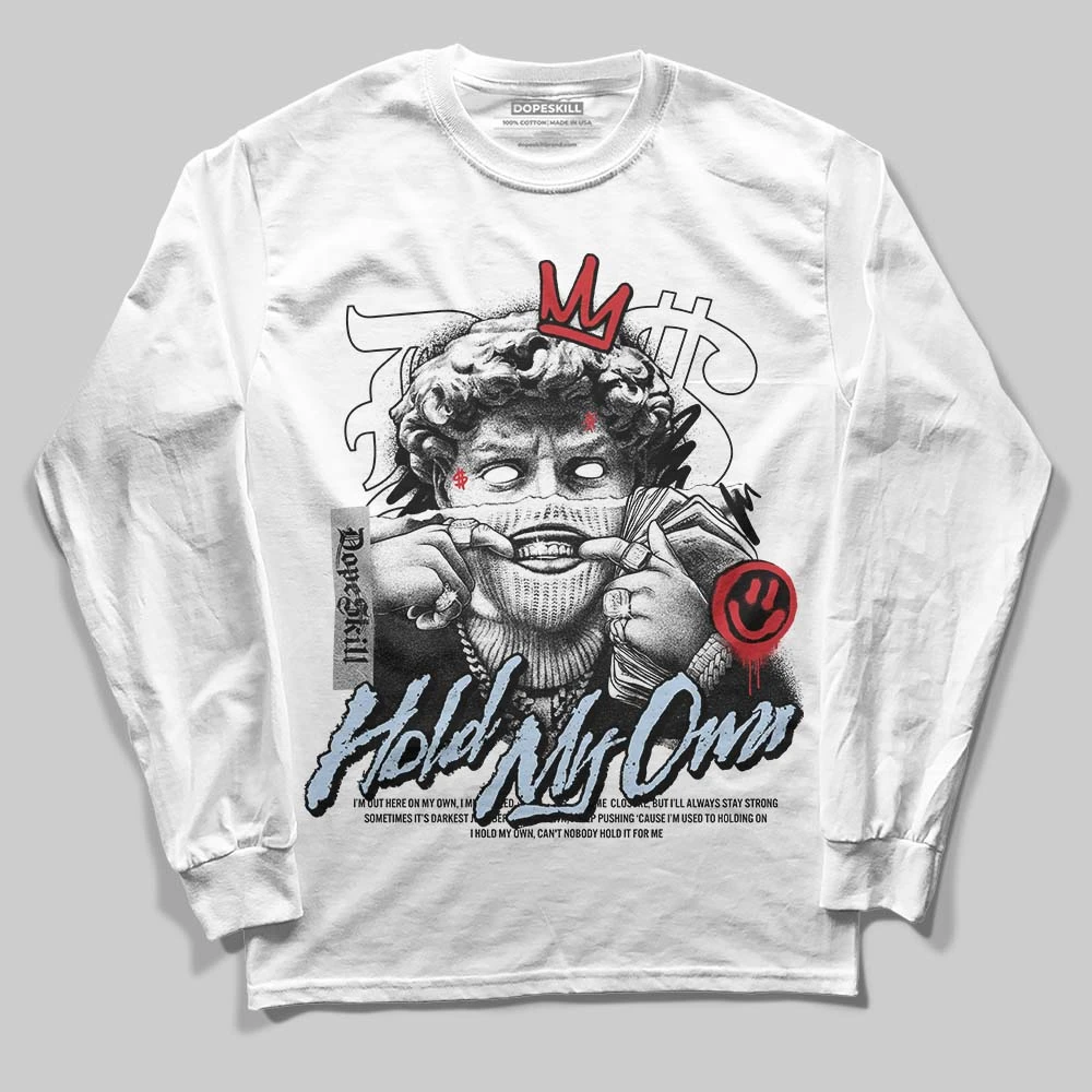 Black Metallic Reimagined 5s DopeSkill Long Sleeve T-Shirt In My Way Graphic 2 Black Metallic Reimagined 5s DopeSkill Long Sleeve T-Shirt In My Way Graphic - Image 2