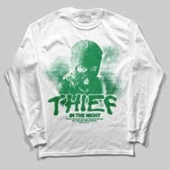 Green Collection DopeSkill Long Sleeve T-Shirt Thief In The Night Graphic