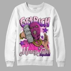 Pink Collection DopeSkill Sweatshirt Get Rich Graphic