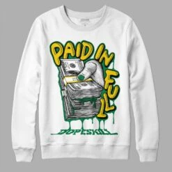 Green Collection DopeSkill Sweatshirt Paid In Full Graphic
