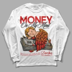 Fire Red 3s DopeSkill Long Sleeve T-Shirt MOMM Graphic