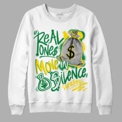 Dunk Low Reverse Brazil DopeSkill Sweatshirt Real Ones Move In Silence Graphic