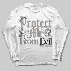 Cool Grey 9s DopeSkill Long Sleeve T-Shirt Protect Me From Evil Graphic