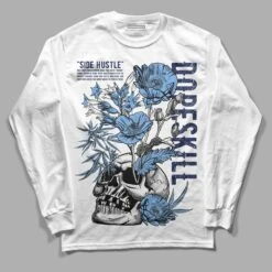 Midnight Navy 5s DopeSkill Long Sleeve T-Shirt Side Hustle Graphic