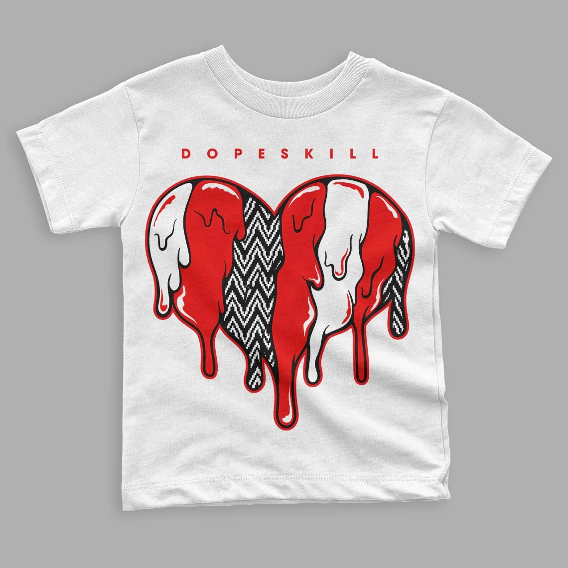 Cherry 12s DopeSkill Toddler Kids T-shirt Slime Drip Heart Graphic 1 Cherry 12s DopeSkill Toddler Kids T-shirt Slime Drip Heart Graphic