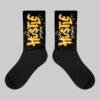 Black Taxi 12s DopeSkill Sublimated Socks Hustle Graphic