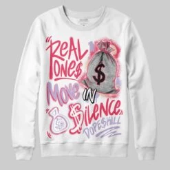 Peanut Butter Jelly 5s DopeSkill Sweatshirt Real Ones Move In Silence Graphic