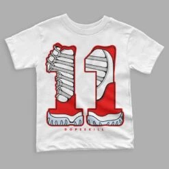 Cherry 11s DopeSkill Toddler Kids T-shirt No.11 Graphic