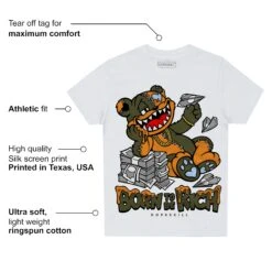 Olive 5s DopeSkill Toddler Kids T-shirt Born To Be Rich Graphic -Dopeskill Brand 2 1