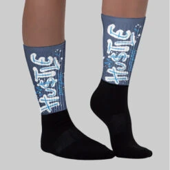 Diffused Blue 11s DopeSkill Sublimated Socks Hustle Graphic -Dopeskill Brand 2. 0a3bac8c 35b7 4b13 9e59 0089afffed0f