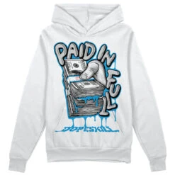 Military Blue 4s DopeSkill Hoodie Sweatshirt Paid In Full Graphic